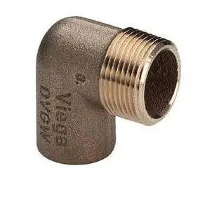 Kolino Viega 94092G, 22mm x R 3/4", bronz i kuq