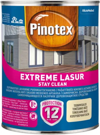 Bojë druri Pinotex Extreme Lasur, 1L, gjysmë-mat, ngjyra Oregon