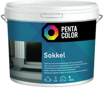Bojë fasade Pentacolor SOKKEL C, 3L, gri