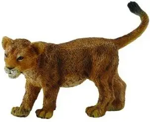Figurinë kafshe Collecta Lion Cub Walking, këlysh luani, plastikë, shumëngjyrëshe