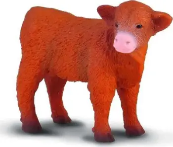 Figurinë kafshe Collecta Scottish Highland Calf Standing, plastike, për fëmijë