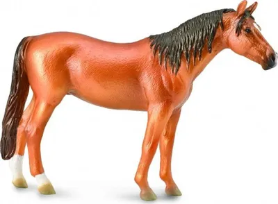 Figurinë kafshe Collecta Russian Don Mare, lodër edukative, kafe - 1