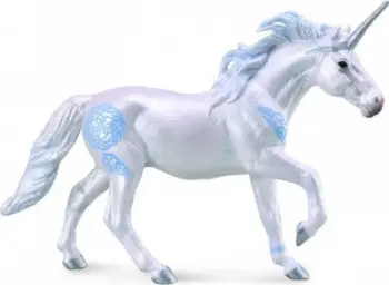 Figurinë koleksionuese Collecta Unicorn Stallion, plastikë, blu