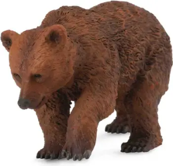 Figurinë lodër Collecta Brown Bear, ari i ri, kafe