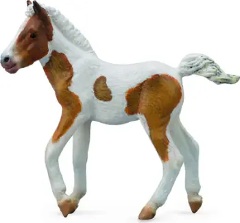 Figurine lodër Collecta Dartmoor Hill Foal, këlysh kali Dartmoor, shumëngjyrëshe