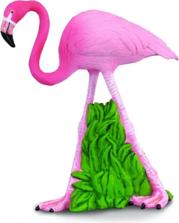 Figurinë lodër Collecta Flaming Flamingo, plastike, rozë