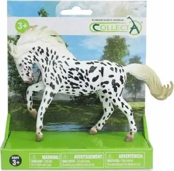 Figurinë lodër Collecta Horse on Platform Knabstrupper Mare, plastikë, koleksionuese, shumengjyrëshe