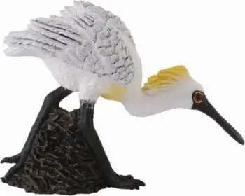 Figurinë zog Collecta Spoonbill Small, dekorative, shumëngjyrëshe