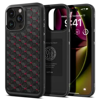 Mbrojtëse për celular Spigen Cryo Armor, për iPhone 15 Pro Max, e kuqe