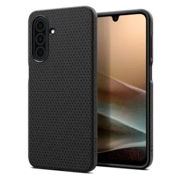Mbrojtëse telefoni Spigen Liquid Air, për Samsung Galaxy A26 5G, fleksibile, e zezë mat