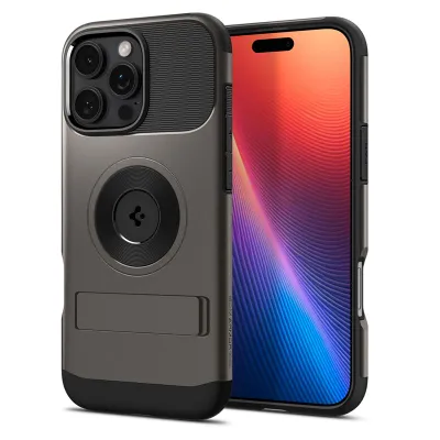 Mbrojtëse për celular Spigen Slim Armor (MagFit) për iPhone 16 Pro Max, e zezë - 1