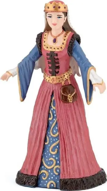 Figurinë lodër PAPO Fantasy World Medieval Queen, PVC, shumëngjyrëshe