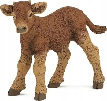 Figurinë fermë PAPO Farmyard Friends Limousin, viç lodër, shumëngjyrëshe