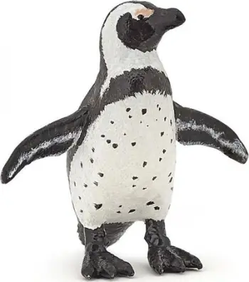Figurine PAPO Marine Life African Penguin, lodër edukative, shumëngjyrëshe