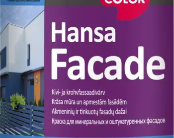 Bojë fasade Vivacolor Hansa Facade LC, për gur dhe suva, 0.9L, mat