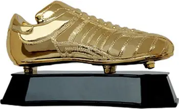 Figurinë trofe futbolli Cast RP2002, 15 cm, këpucë e artë