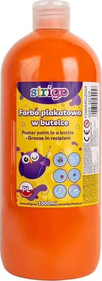 Bojë pllakati STRIGO, 1000ml, portokalli