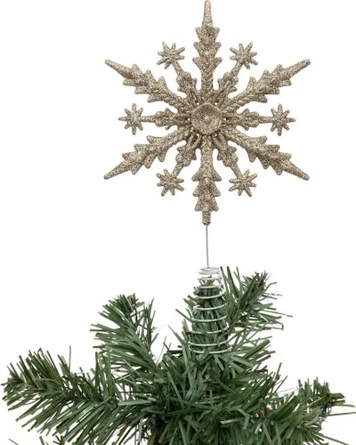 Stoli për pemë flake, 22cm, ngjyrë ari - 2