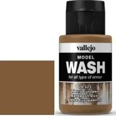 Bojë larëse Vallejo Model Wash 76523 European Dust, 35ml, ngjyrë pluhuri