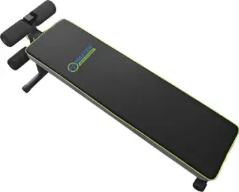 Stol i pjerrët fitnes MASTER Incline Bench, i palosshëm, kapacitet 100kg, i zi