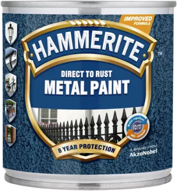 Bojë metali Hammerite Smooth Finish, 250ml, argjendi