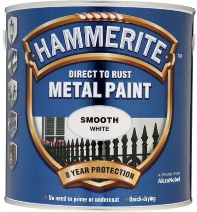Bojë metali Hammerite Smooth Finish, 750ml, e bardhë - 1