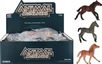Figurinë kali për fëmijë Konik, 10 cm, plastikë, shumëngjyrëshe