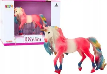 Figurine koleksionuese unicorn, 11 cm, rozë