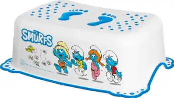 Stol shkalle MALTEX Smurfs, kundër rrëshqitjes, deri 50 kg, i bardhë