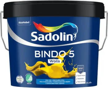 Bojë muresh Sadolin Bindo 2, mat, e bardhë
