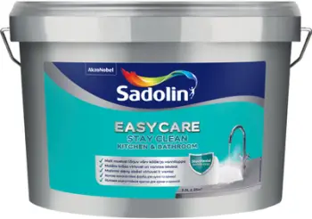 Bojë muri Sadolin EasyCare Kitchen & Bathroom, mat, 2.5L, rezistente ndaj lagështisë