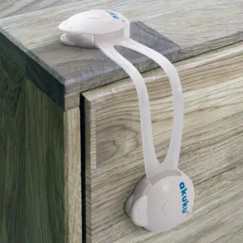 Mbrojtëse për dollapë dhe sirtarë Akuku, 16 cm, set 2 copë, e bardhë