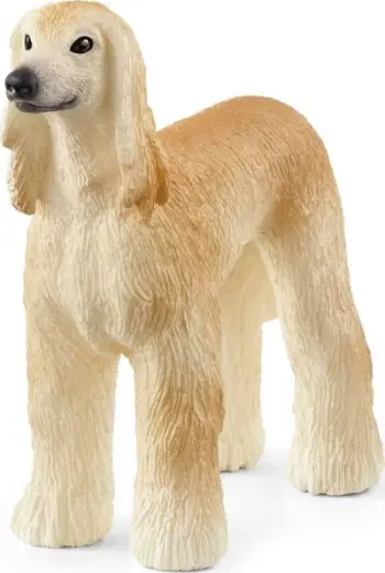 Figurine Schleich Afghan Hound, lodër qeni, ngjyrë kafe