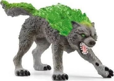 Figurine Schleich Eldrador Creatures Granite Wolf, plastikë, gri jeshile - 1