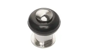 Stoper dere Classic, metal, krom, i argjendtë