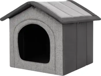 Strehë për qen Hobbydog R1, 38x38x32 cm, për qen të vegjël, shumëngjyrëshe