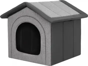Strehë për qen Hobbydog R4 Kennel Ekolen, palosëse, grafit