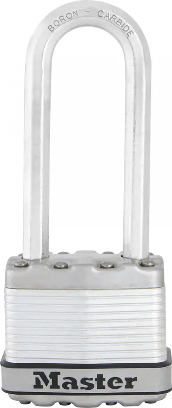 Qelës sigurie Master Lock M1EURDLJ, 45mm trup, 64mm shkalë, i argjendtë