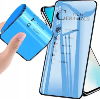 Mbrotjës ekrani për telefon Samsung Galaxy A54 5G, xham keramik 5D Full Glue, i zi
