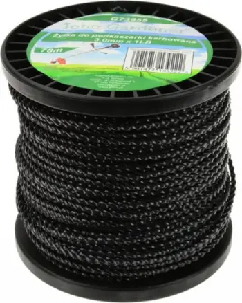 Fije për trimer GEKO Carbon, 3.0mm, 78m, e zezë
