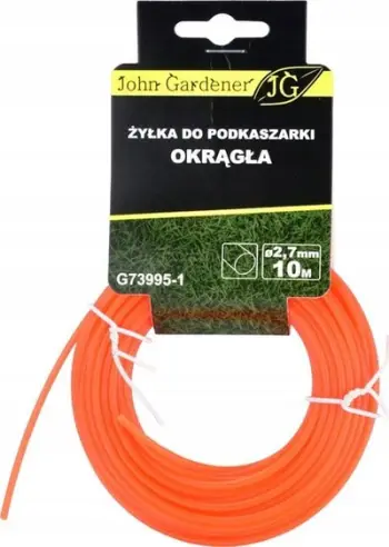 Fije prerëse për trimmer G73995, 2.7mm, 10m, portokalli