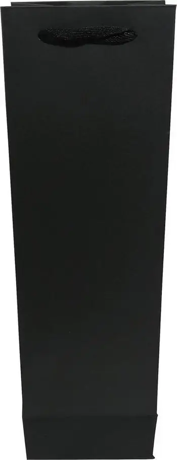 Qese dhuratash Promised Land Black Bottle, 12x39x9 cm, e zezë