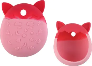 Mbrojtëse silikoni për Tamagotchi, në formë maceje, 8 x 6 x 3 cm, rozë