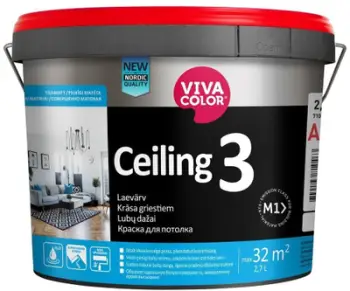 Bojë tavani Vivacolor Ceiling 3 AP, 2.7L, mat totale, e bardhë