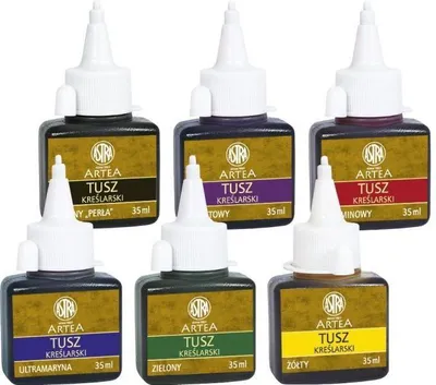 Bojë vizatimi Astra Perła 81030908, 35 ml, e zezë - 1