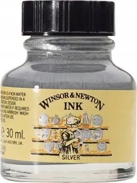 Bojë vizatimi Winsor and Newton Drawing Ink, 30ml, shumëngjyrëshe