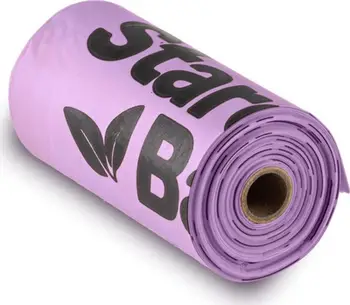 Qese biodegraduese për qen STARCHBAG ZOLUX, 15 copë, kompostuese, lejla