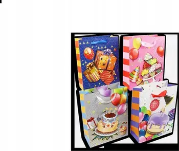 Qese dhuratash Kalpol Gift Bag, 30x39x12cm, letër e laminuar, shumëngjyrëshe