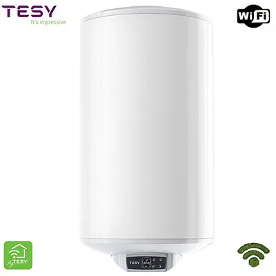 Bojler elektrik TESY BiLight, 80L, kontroll Wi-Fi, i bardhë - 1