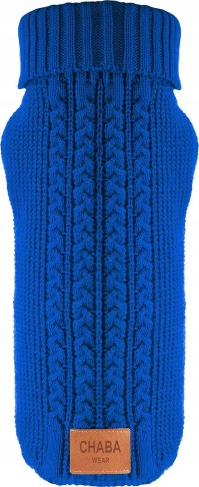 Sweter për qen Chaba, XXL 40cm, cornflower blue - 2